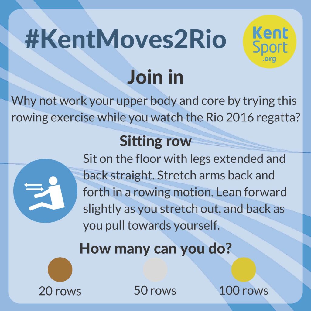 #KentMoves2Rio_Tom Ransley_Rowing_activity snippet